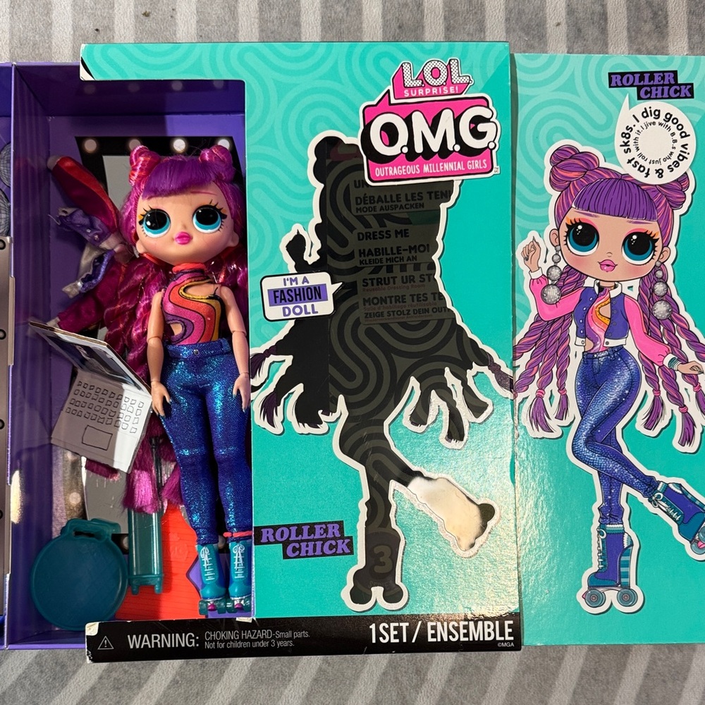 LOL Surprise OMG Roller Chick Fashion Doll